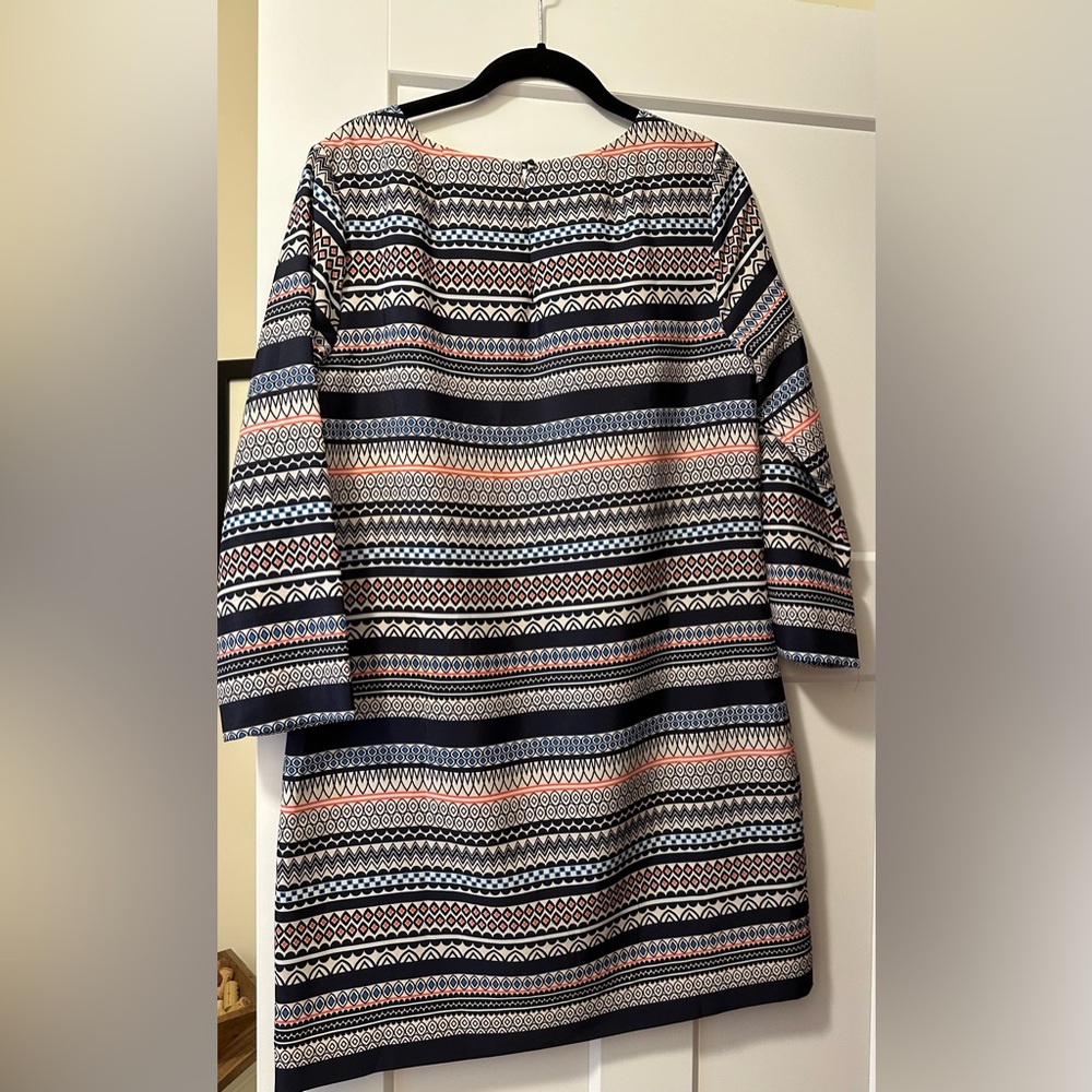 J Crew multi print dress, size 6